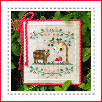 Country Cottage Needleworks Forest Bear cross stitch pattern