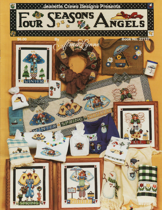 Jeanette Crews Four Seasons Angels 22137 religious cross stitch pattern