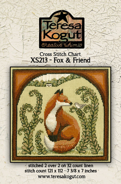 Teresa Kogut Fox & Friend XS213 cross stitch pattern