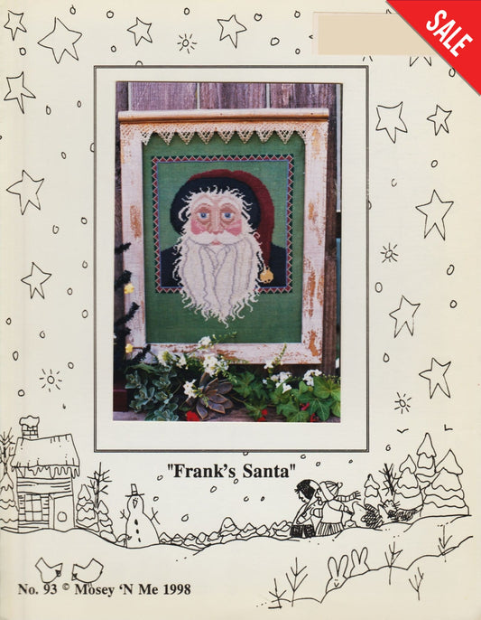 Mosey 'N Me Frank's Santa 93 cross stitch pattern