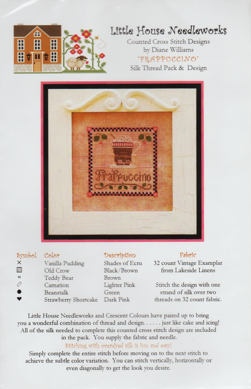 Little House Needleworks Frappuccino cross stitch patternm