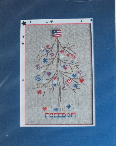 Rocking Horse Freedom Tree cross stitch kit