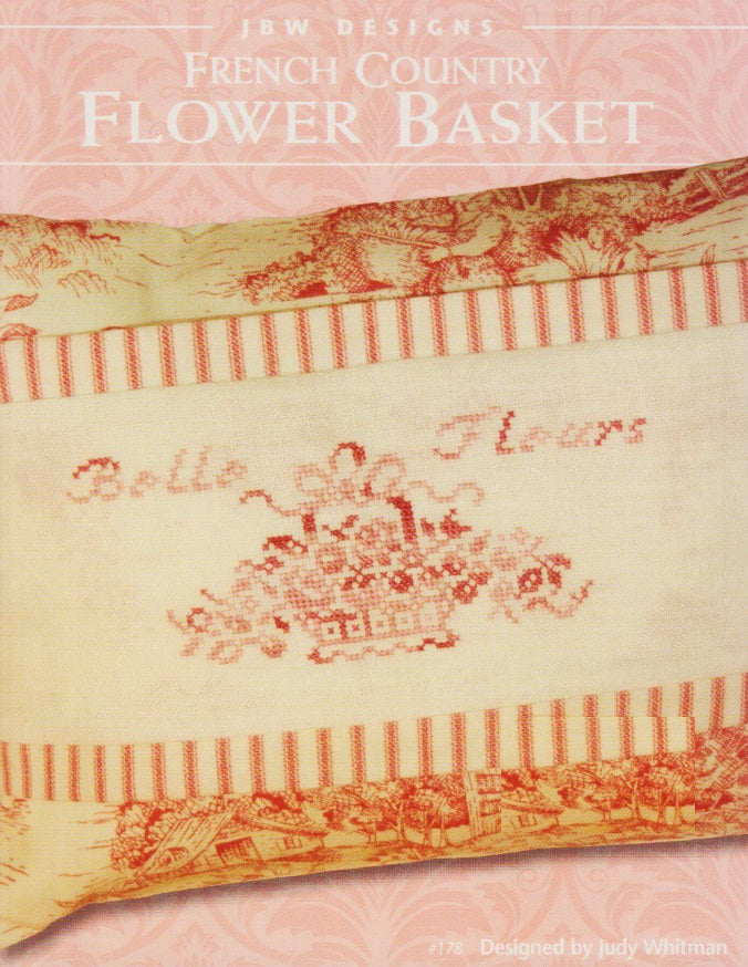 JBW Designs French Country Flower Basket 178 cross stitch pattern