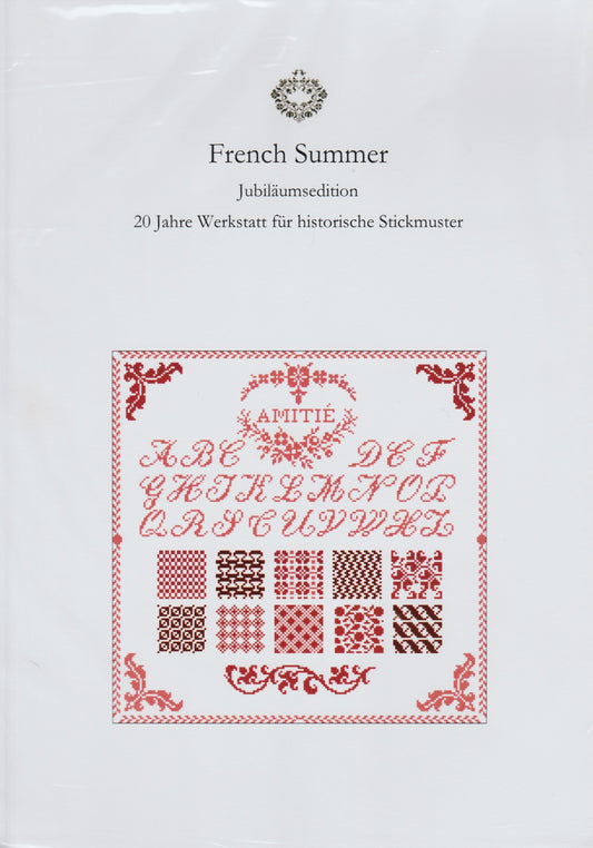 Historische Stickmuster French Summer cross stitch pattern