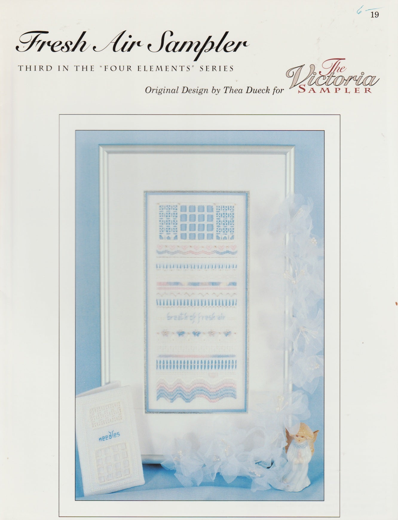 Victoria Sampler Fresh Air Sampler 19 cross stitch pattern