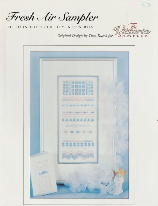 Victoria Sampler Fresh Air Sampler 19 cross stitch pattern
