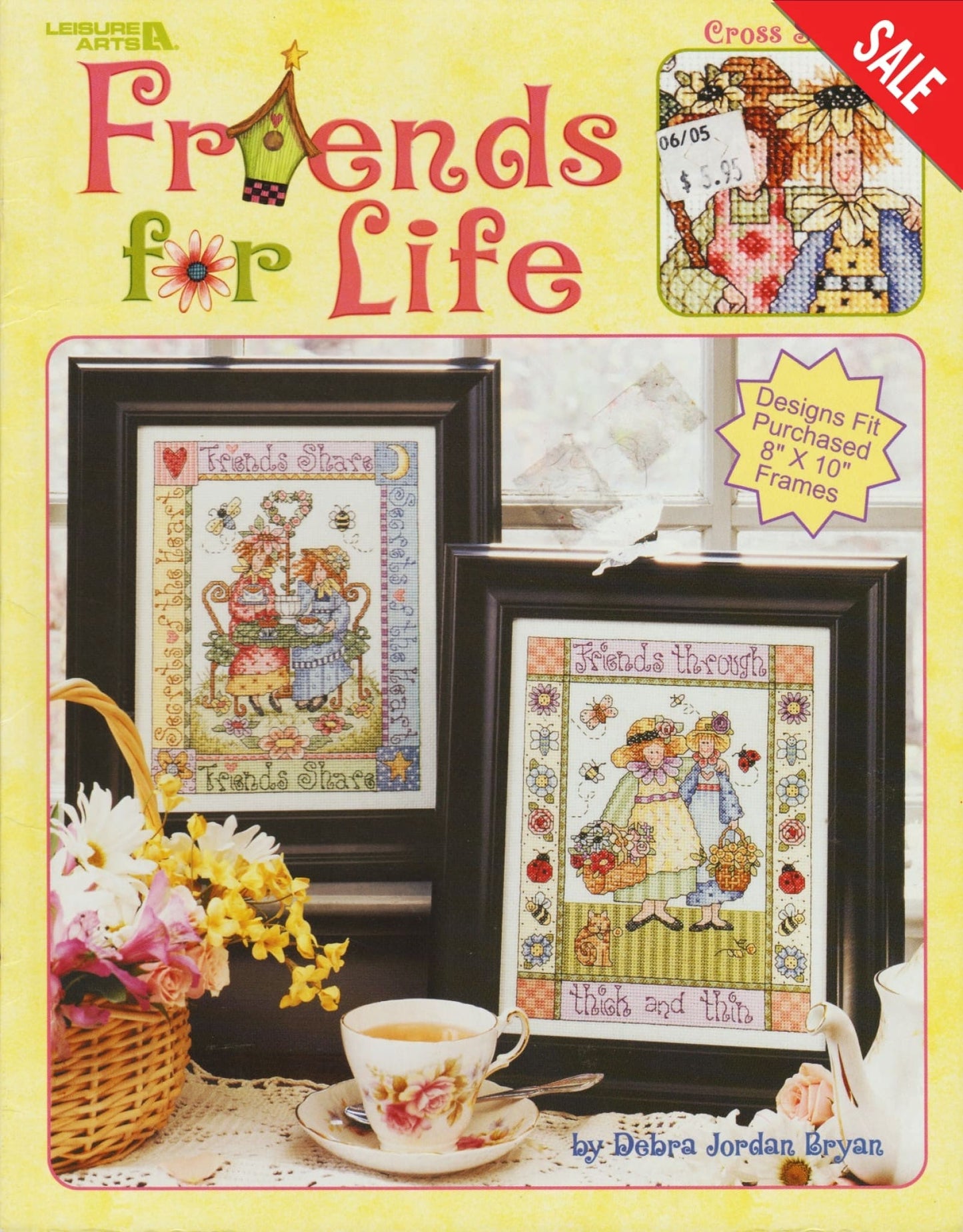 Leisure Arts Friends For Life 3606 cross stitch pattern