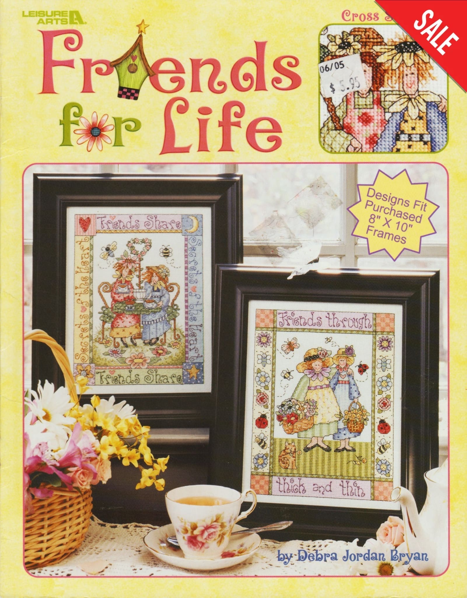 Leisure Arts Friends For Life 3606 cross stitch pattern