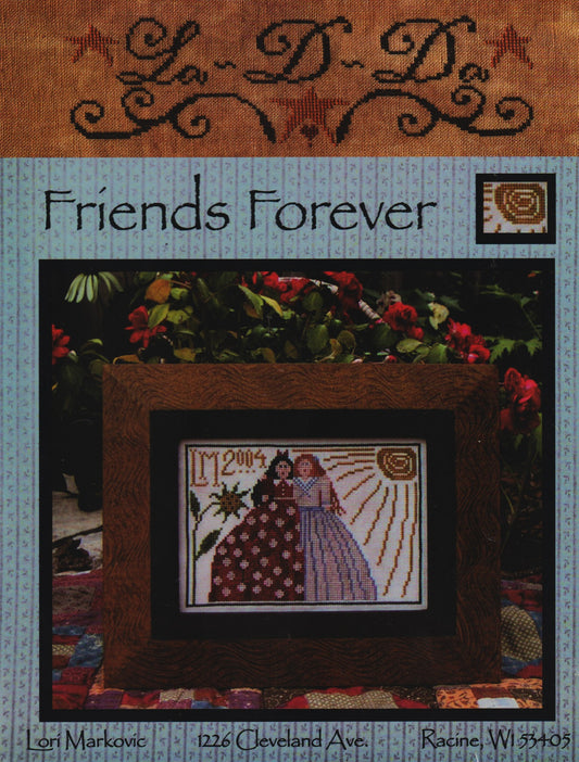 La-D-Da Friends Forever cross stitch pattern