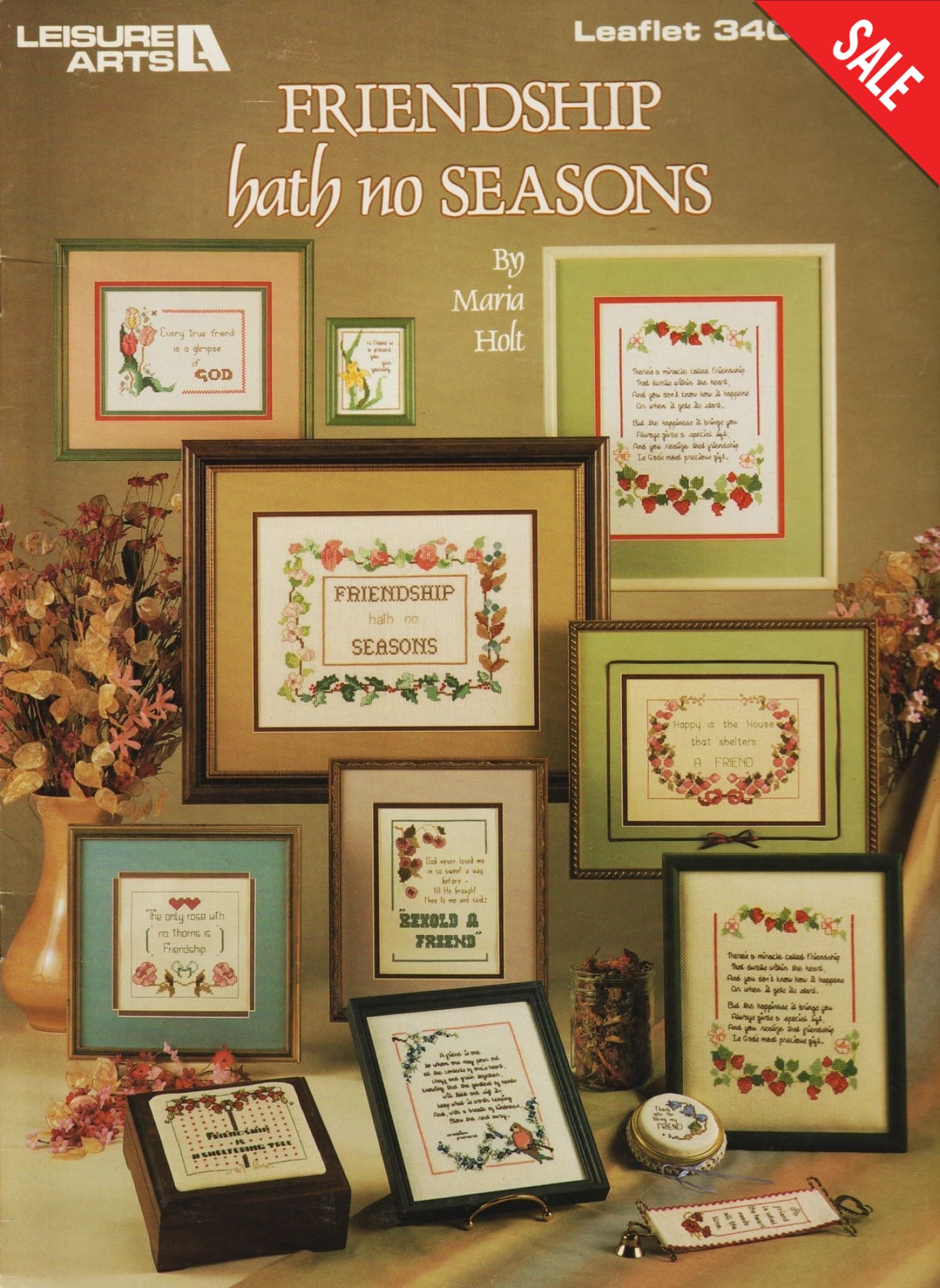 Leisure Arts Friendship Hath No Season 340 cross stitch pattern