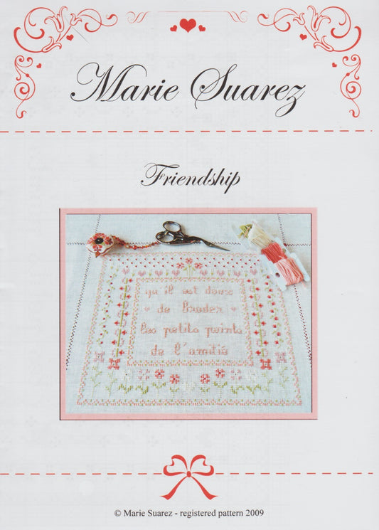 Marie Suarez Friendship cross stitch pattern