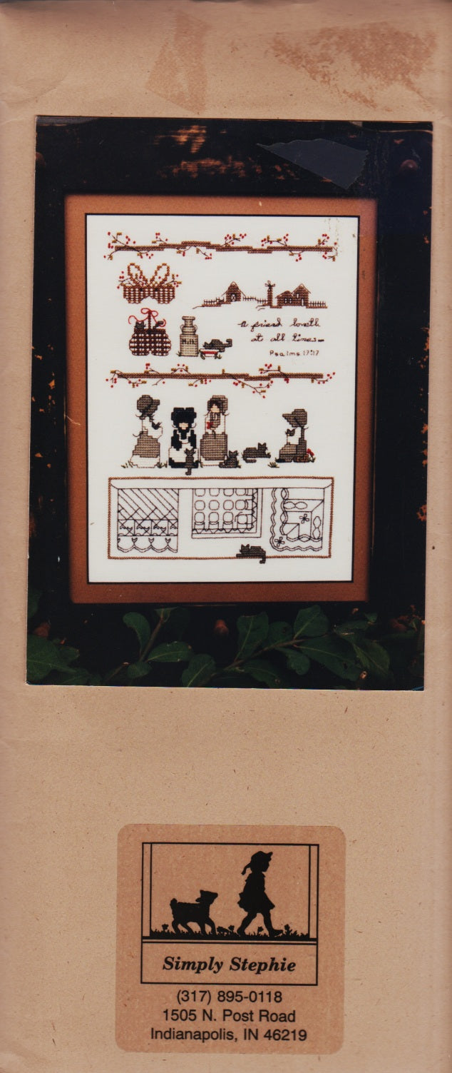 Simply Stephie Friendship cross stitch pattern