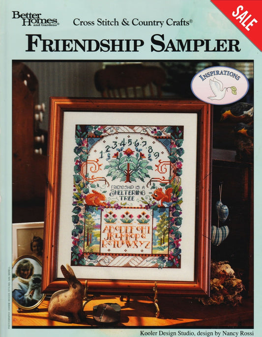 Cros Stitch & Country Crafts Friendship Sampler 75 cross stitch pattern