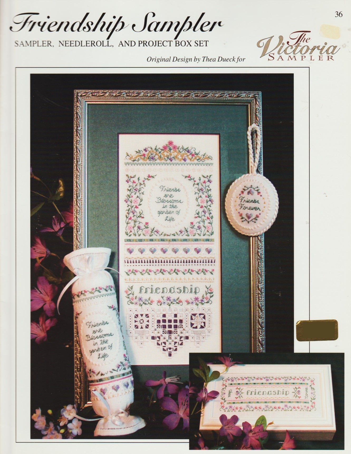 Victoria Sampler Friendship Sampler VS36 cross stitch pattern