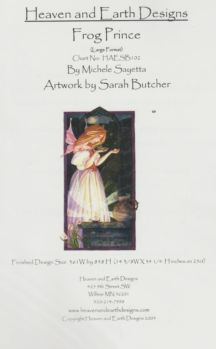 Frog Prince pattern – Sandra's Stitch Stash