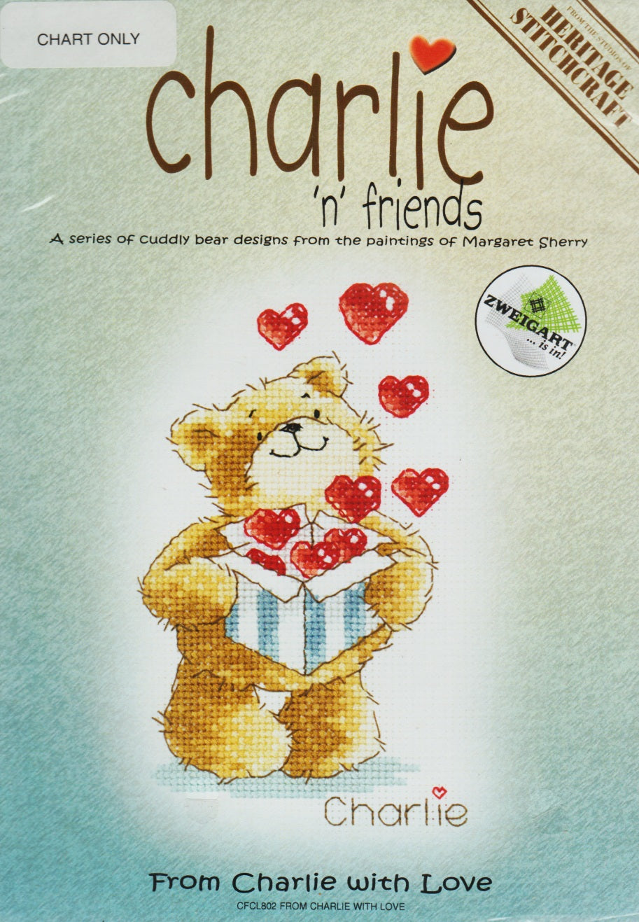 Heritage Stitchcraft From Charlie With Love CFCL802 cross stitch pattern