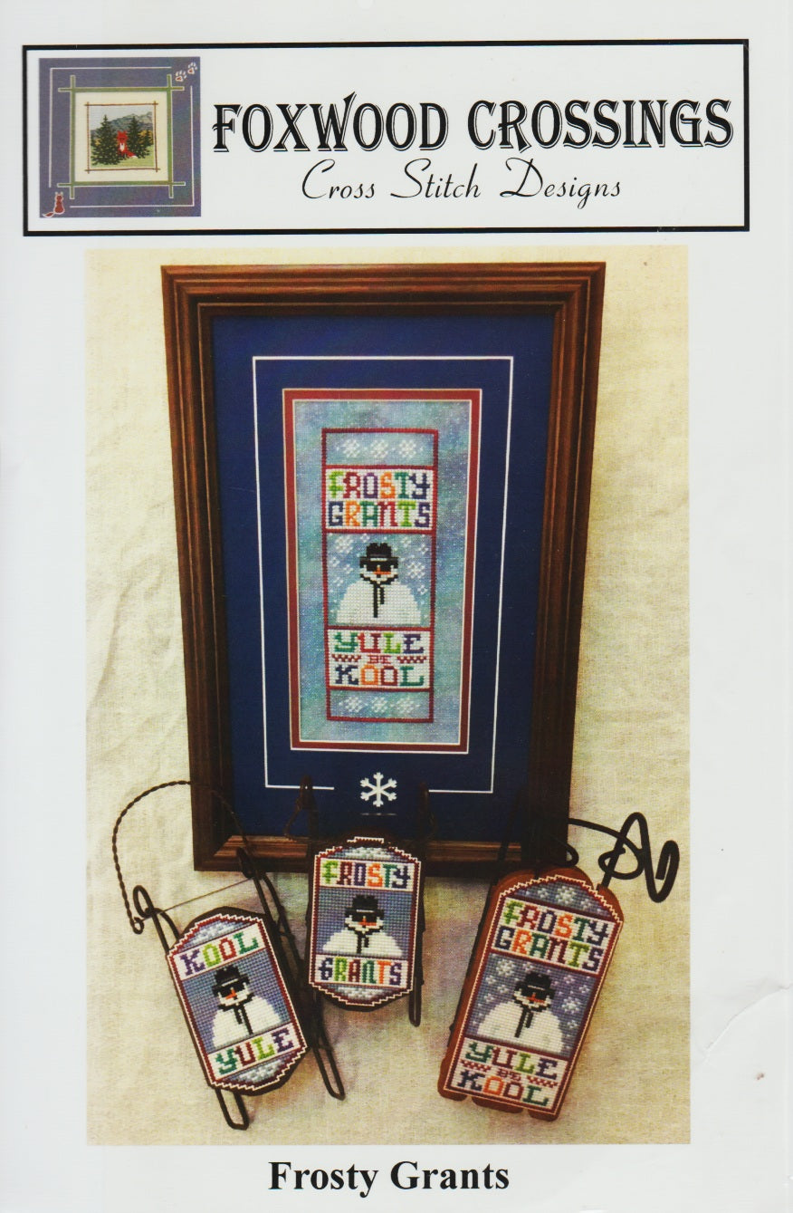 Foxwood Crossings Frosty Grants cross stitch pattern