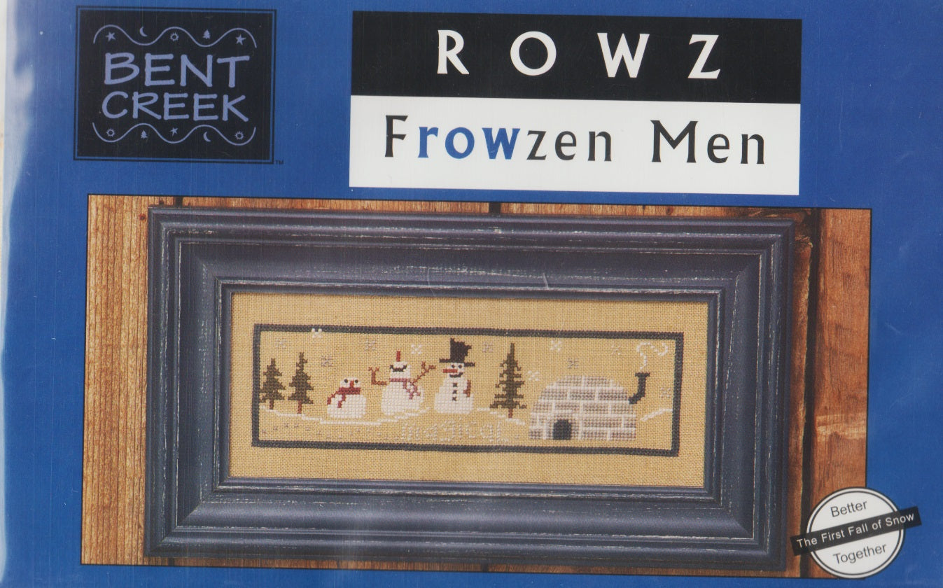 Bent Creek Frowzen Men cross stitch kit