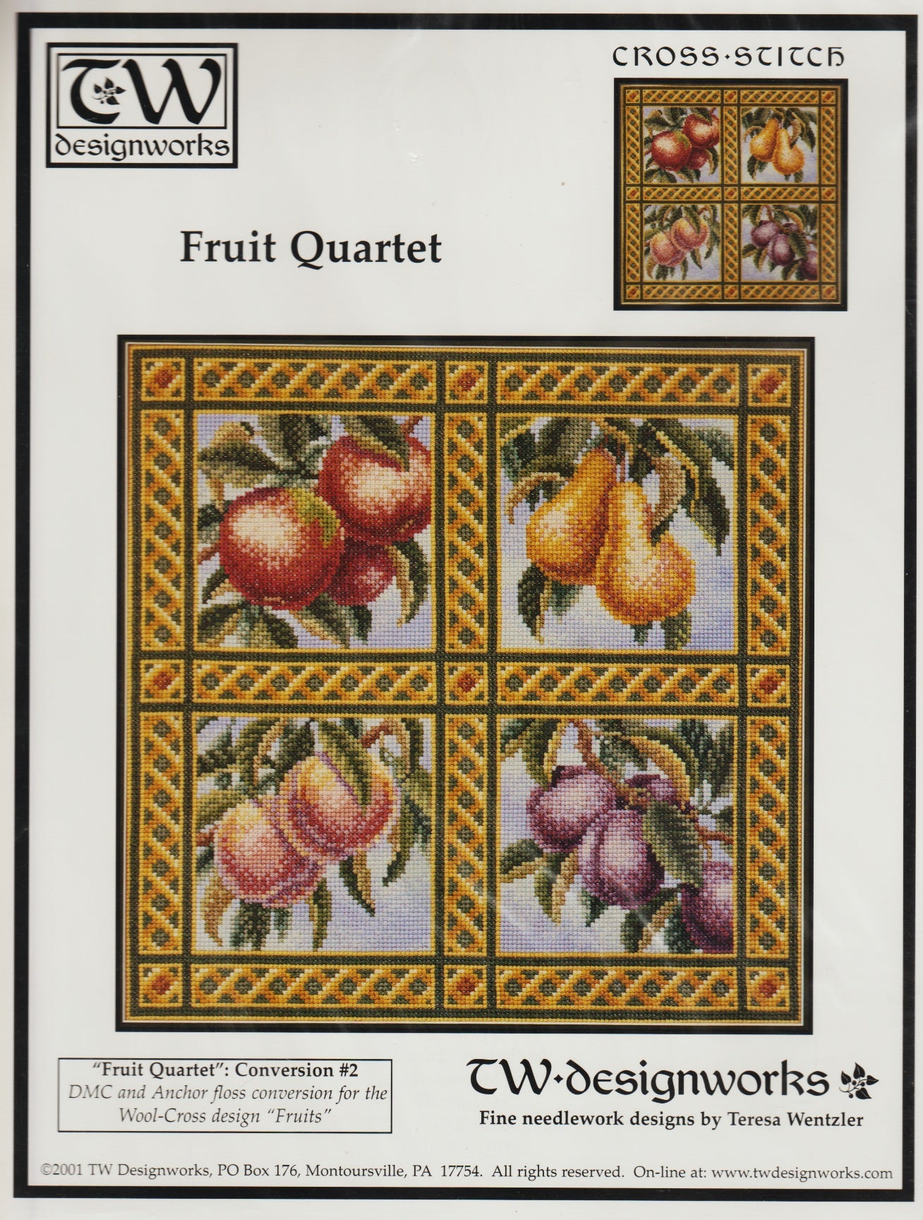 TW Designs Teresa Wentzler cross stitch pattern