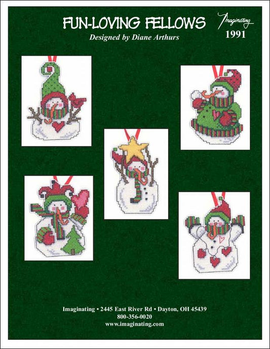 Imaginating Fun-loving Fellows 1991 cross stitch pattern