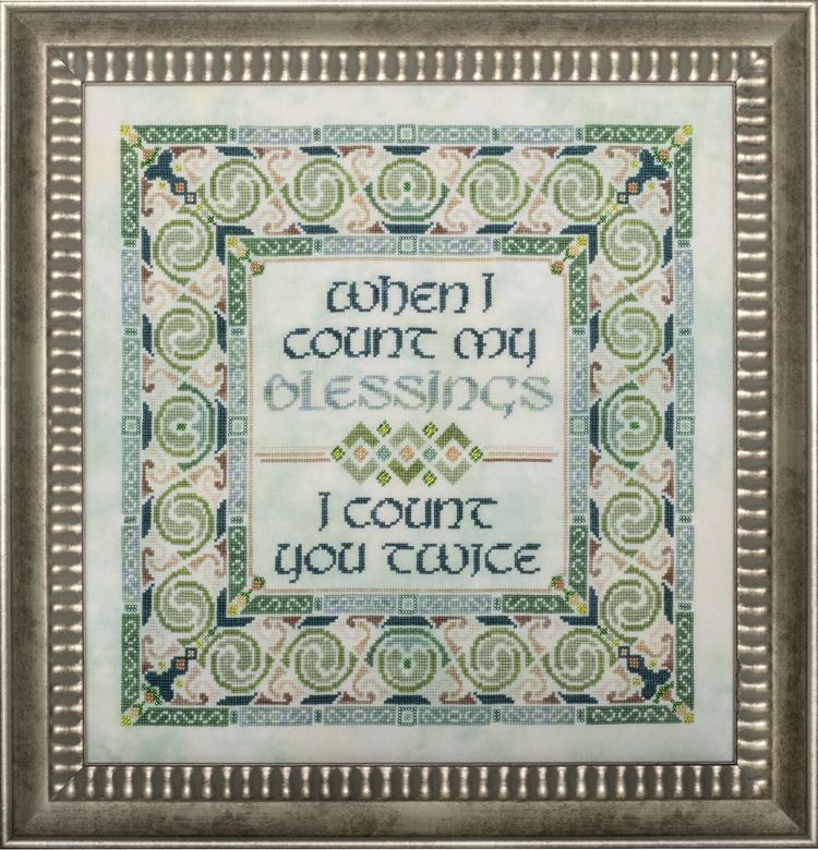 Glendon Place Count My Blessings GP-304 cross stitch pattern