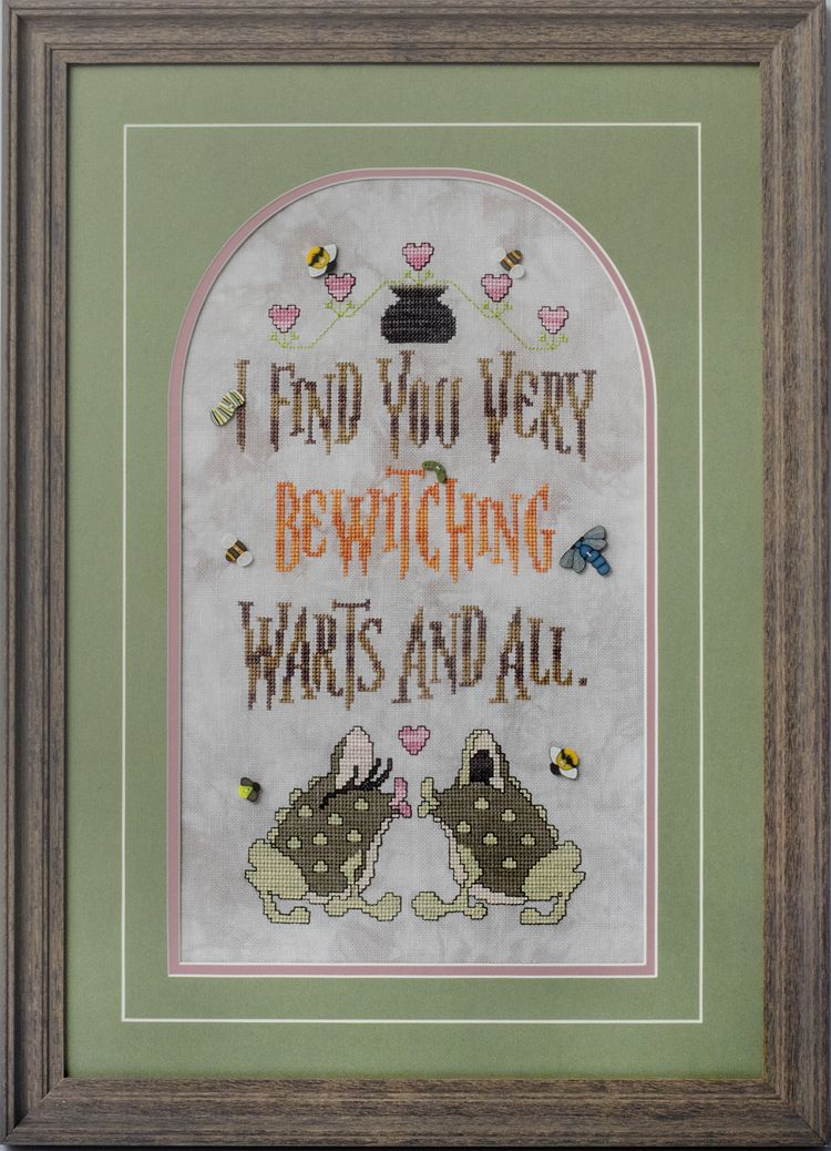Glendon Place Bewitching Toads GP-307 halloween cross stitch pattern
