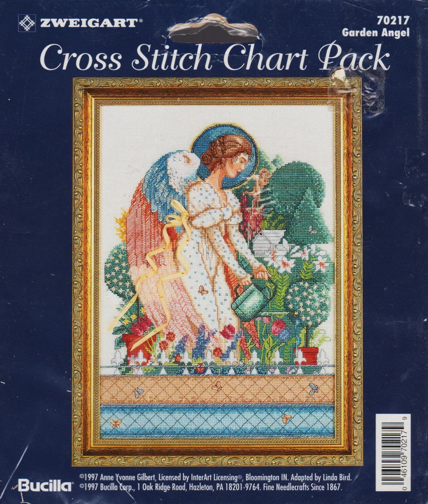 Bucilla Garden Angel 70217 cross stitch pattern