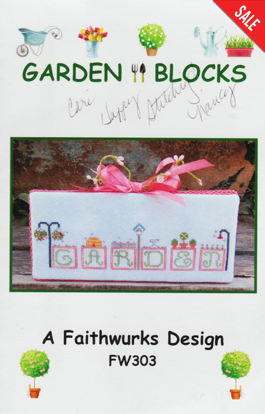 Faithwurks Designs Garden Blocks FW303 cross stitch pattern