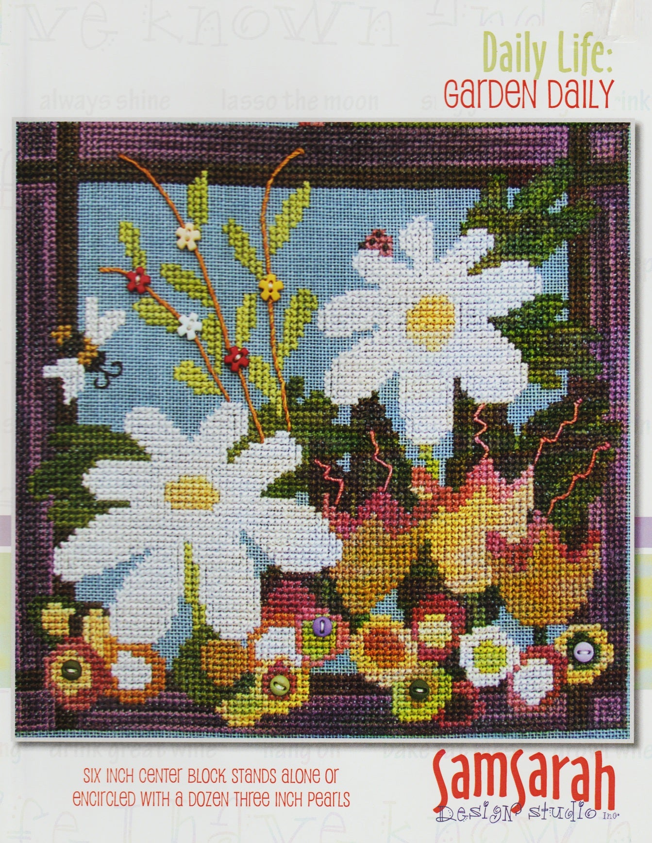 Sam Sarah Garden Daily Daily Life 9040 cross stitch pattern