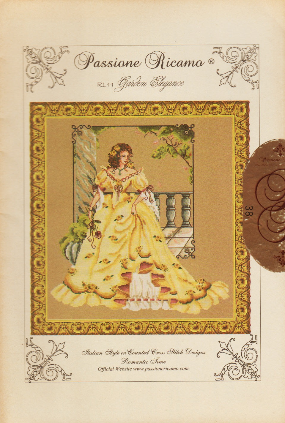 Passione Ricamo Garden Elegance RL-11 cross stitch pattern