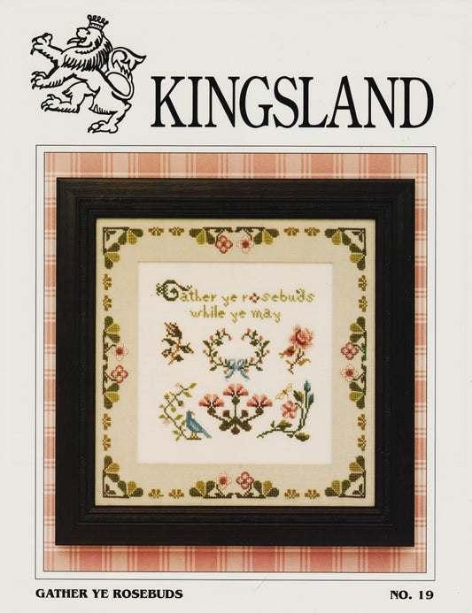 Kingsland Gather Ye Rosebuds 19 cross stitch pattern
