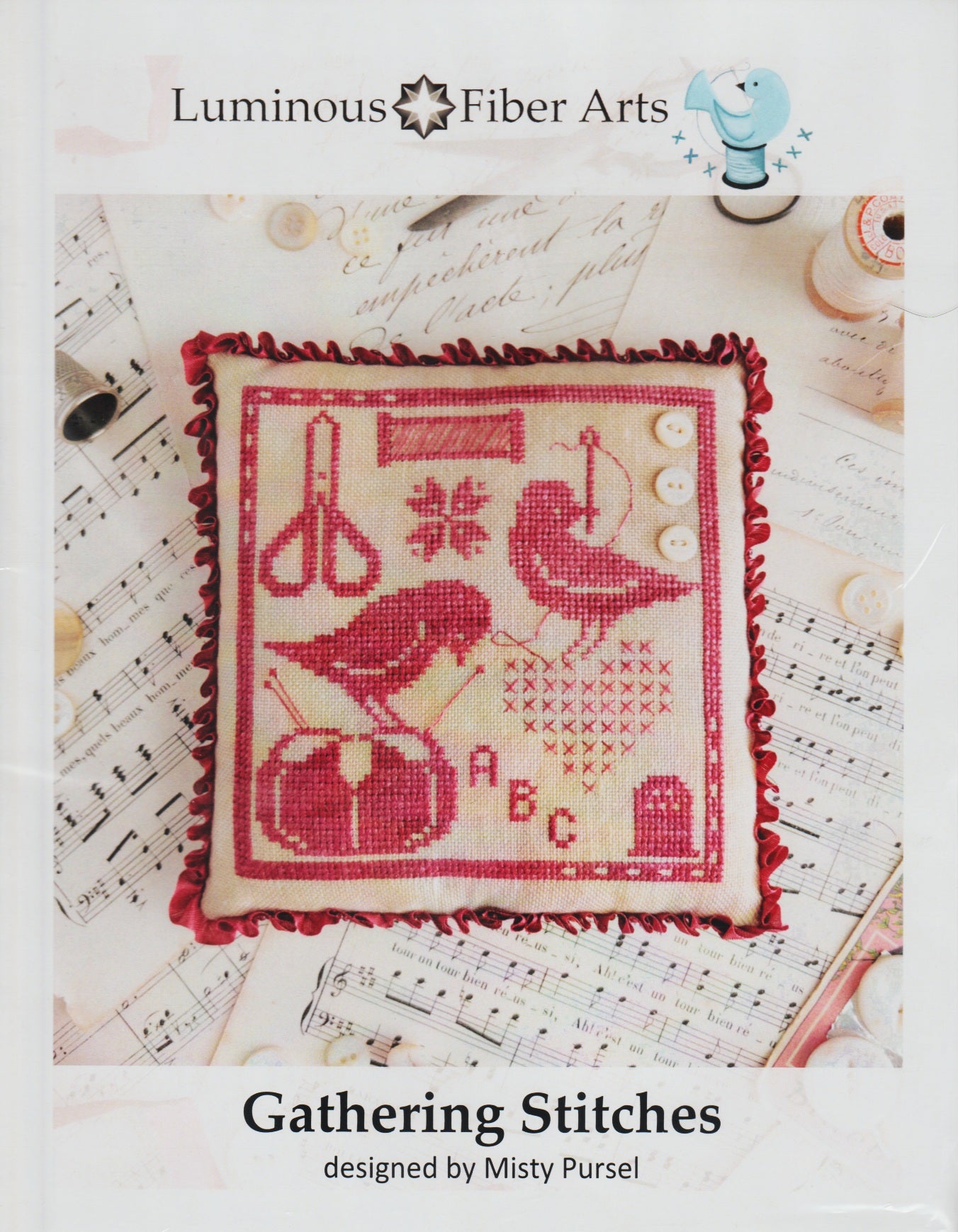 Luminous Fiber Arts Gathering Stitches cross stitch pattern