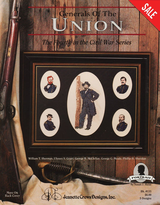 Jeanette Crews Generals of the Union 133 cross stitch pattern
