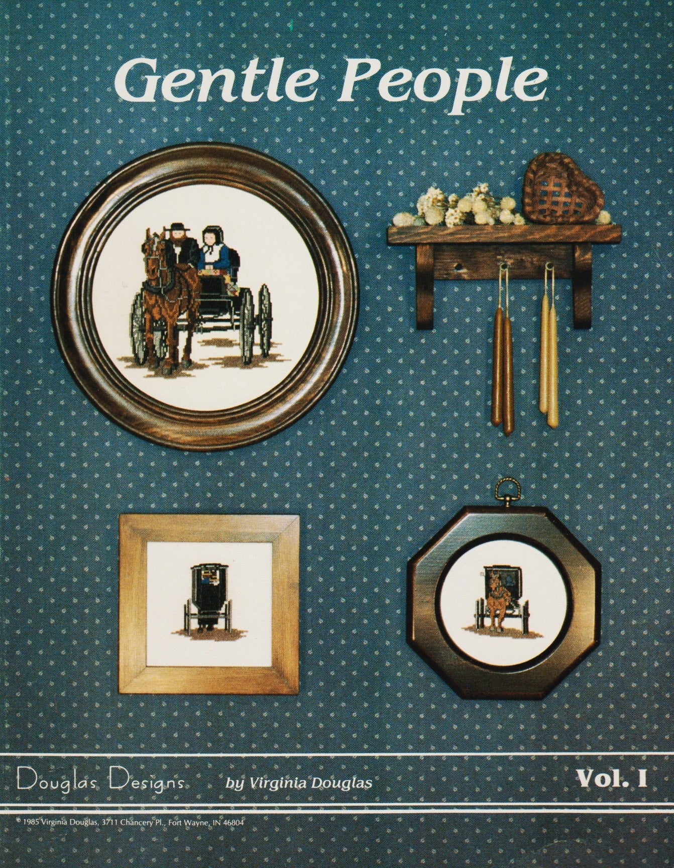 Douglas Designs Gentle People 1 Amish Buggy DD1 cross stitch pattern