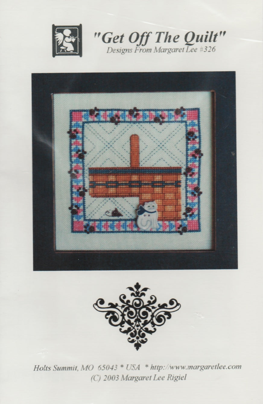 Margaret Lee Get Off The Quilt 326 cross stitch pattern