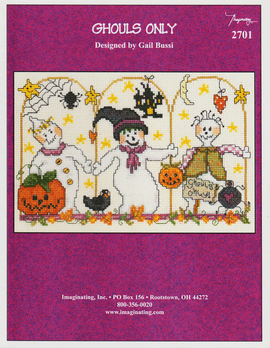 Imaginating Ghouls Only 2701 halloween cross stitch pattern