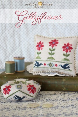 October House Gillyflower cross stitch pattern