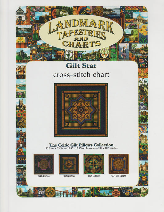 Landmark Tapestries Gilt Star cross stitch pattern