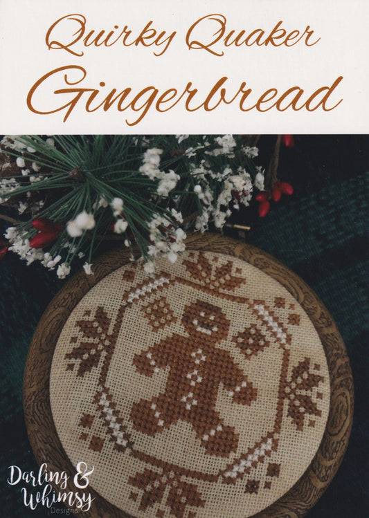 Darling & Whimsy Gingerbread christmas cross stitch pattern