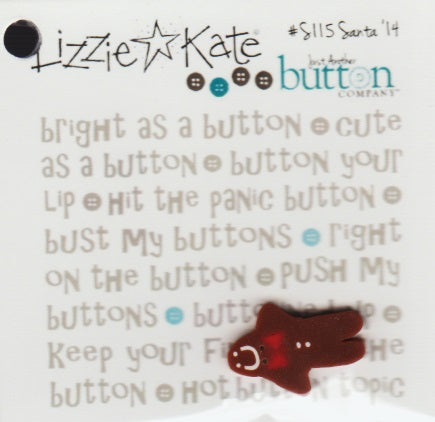 Lizzie Kate Gingerbread Man S115 button pack