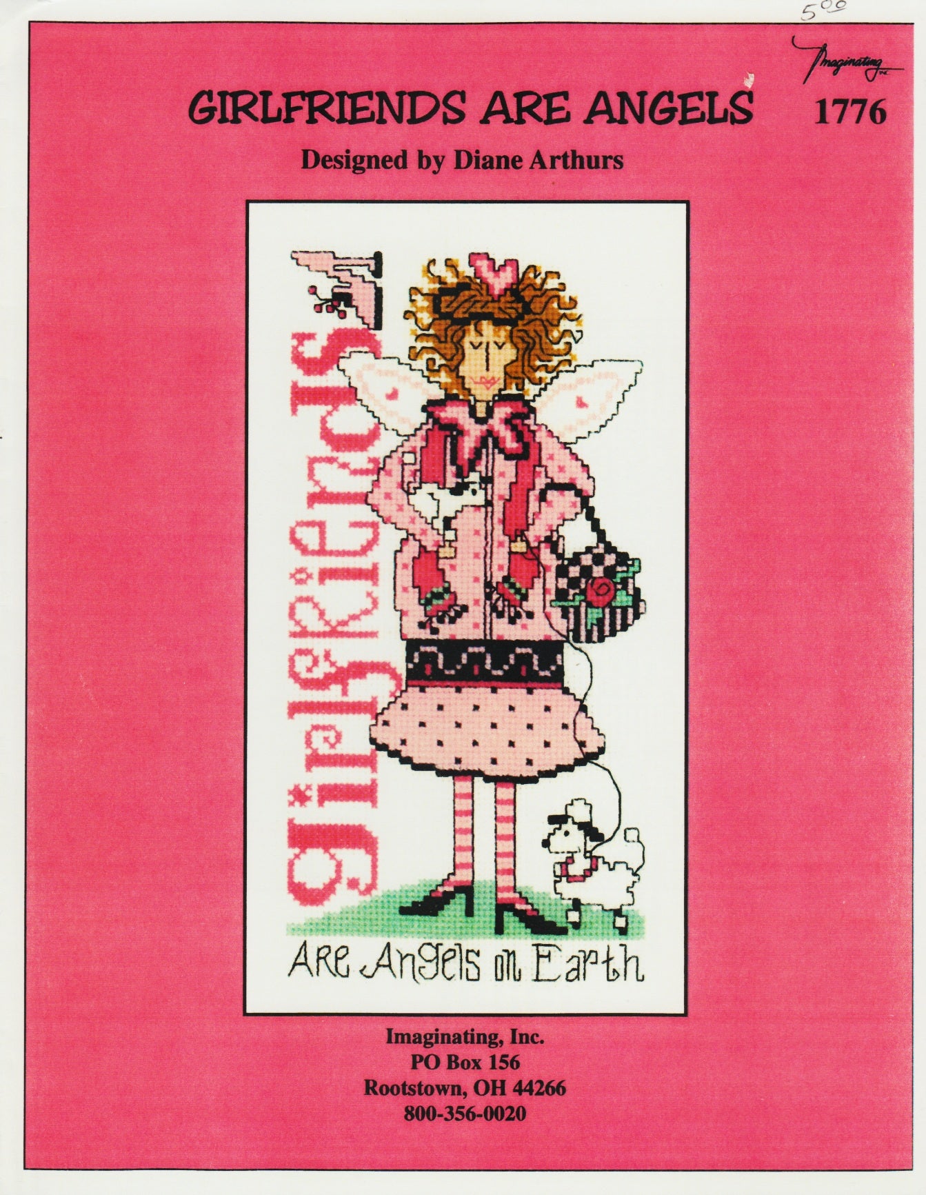 Imaginating Girlfriend's Are Angels 1776 cross stitch pattern