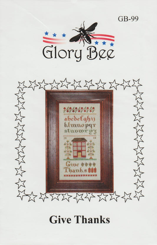 Glory Bee Give Thanks GB-99 cross stitch pattern