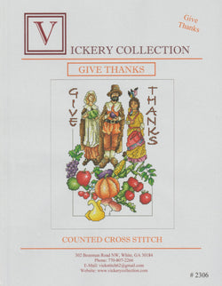Vickery Collection Give Thanks 2306 cross stitch pattern