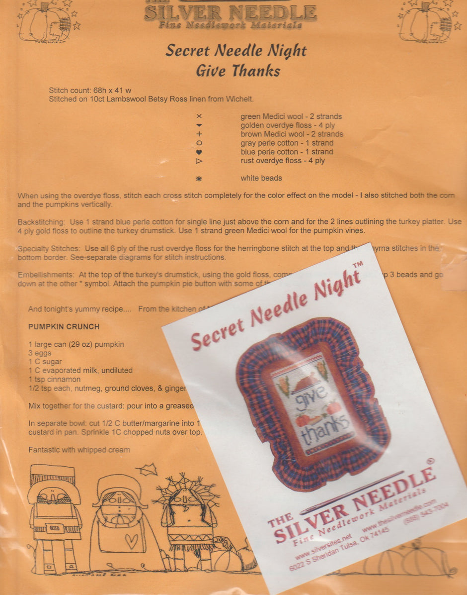 Silver Needle kits – Sandra's Stitch Stash