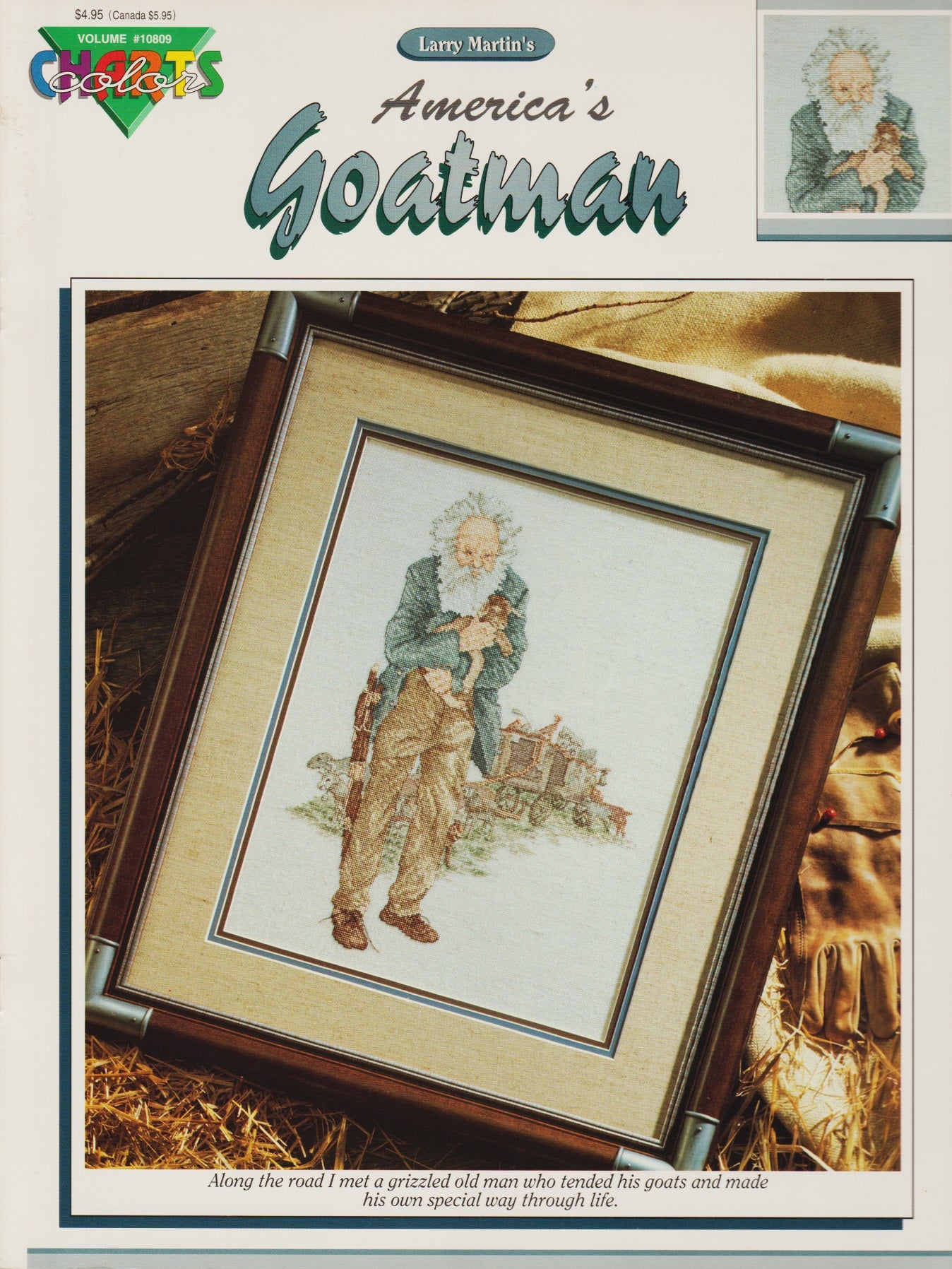 Color Chart Goatman 10809 cross stitch pattern