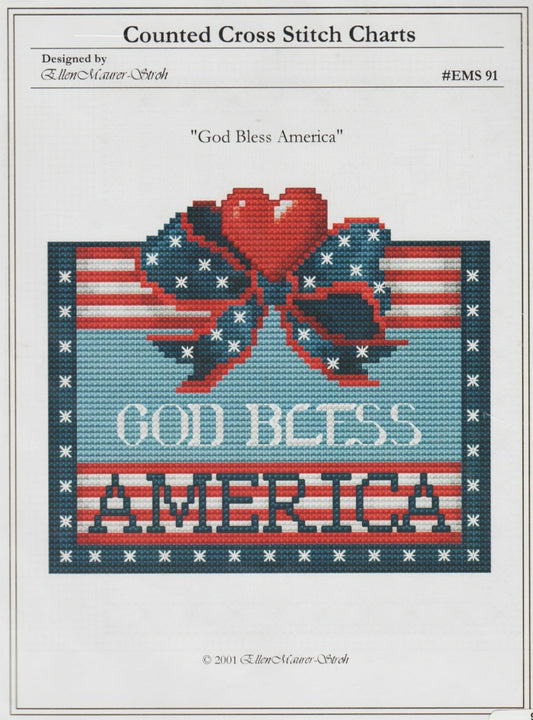 Ellen Maurer-Strohs God Bless America 91 cross stitch pattern