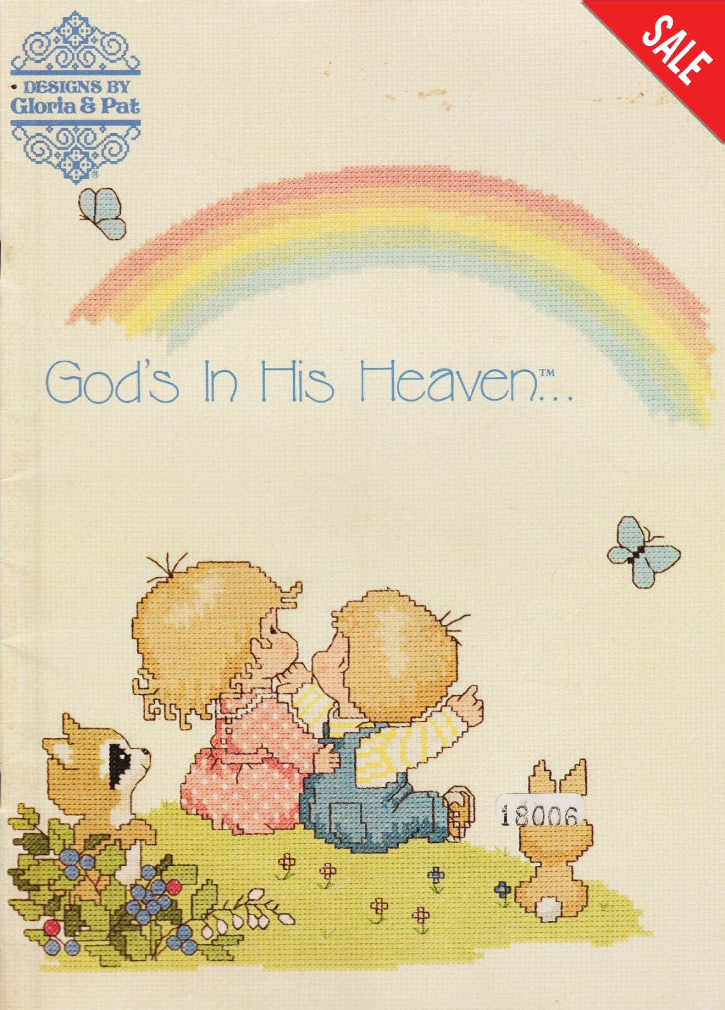 Gloria & Pat God's In His Heaven 22 cross stitch pattern