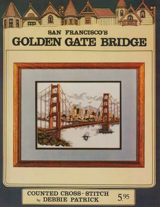 Debbie Patrick Golden Gate Bridge cross stitch pattern