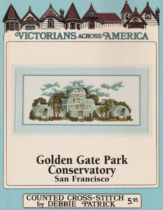 Debbie Patrick Golden Gate Park Conservatory cross stitch pattern