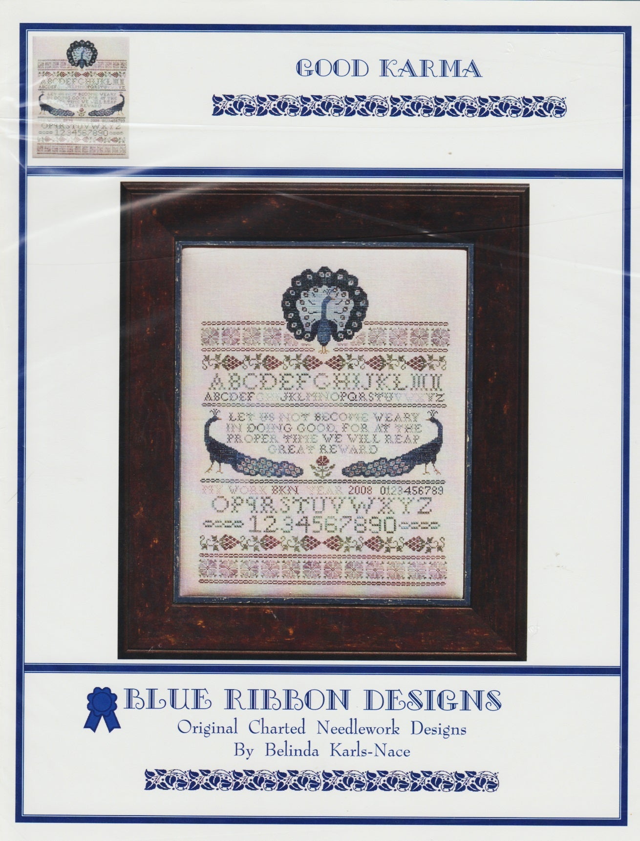 Blue Ribbon Good Karma BRD-071 cross stitch pattern